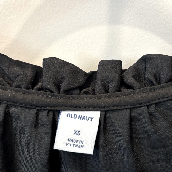 Black Ruffle Blouse - Picture 2 of 3